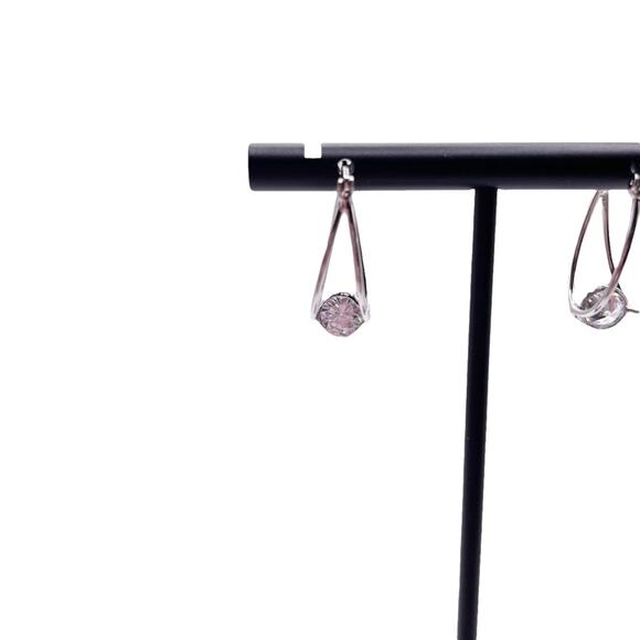 JTV Bella Luce Rhodium Sterling Silver Earrings - Picture 3 of 8